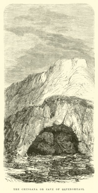 La Chingana o cueva de Qquerohuasi de Edouard Riou